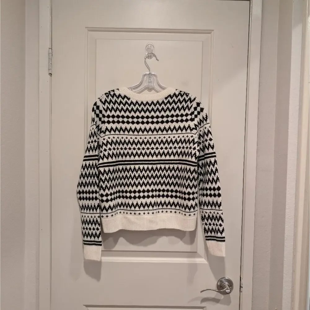chinti & parker wool-cashmere pop fair isle sweater